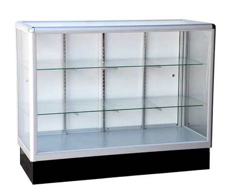Retail Display Cases With Aluminum Frame Full Vision 60 X 38 X20 Inc Store Fixture Showcase