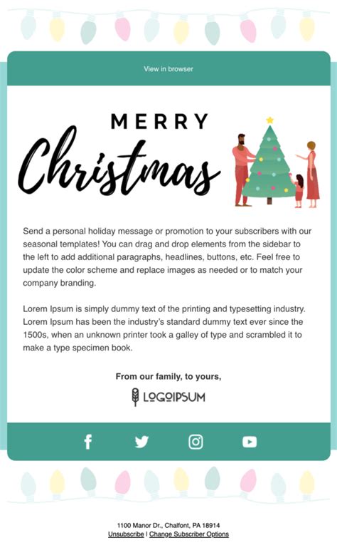 Deck Out Your Email Campaign 6 Free Holiday Templates Aweber
