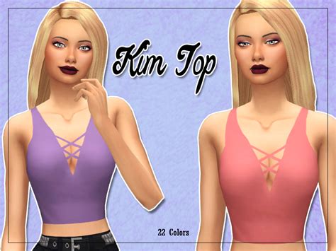 Kass Kim Top Maxis Match Sims 4 Updates ♦ Sims 4