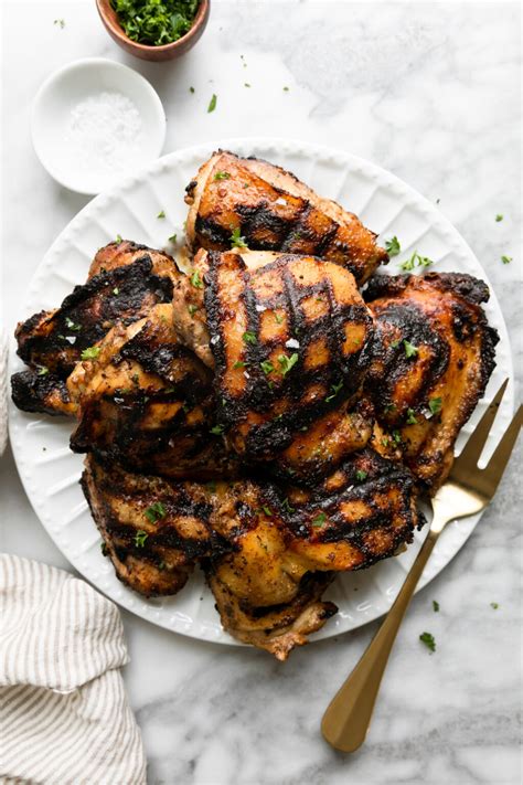 Grilled Keto Chicken Thighs Recipe With Healthy Chicken Marinade