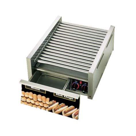 Star Roller Grill W Bun Drawer Duratec 120v 45 Hot Dogs