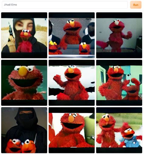 Jihadi Elmo Dall E Mini Craiyon Know Your Meme