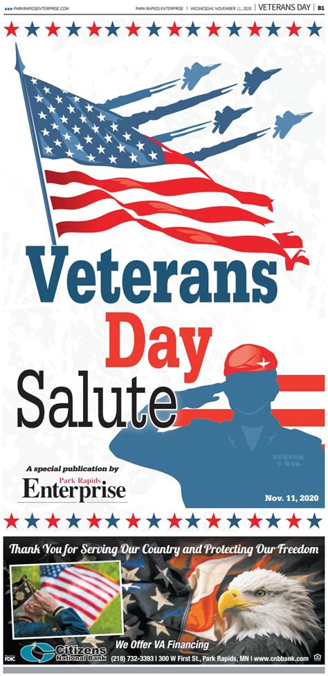 Veterans Day Salute 2020 By Park Rapids Enterprise Issuu