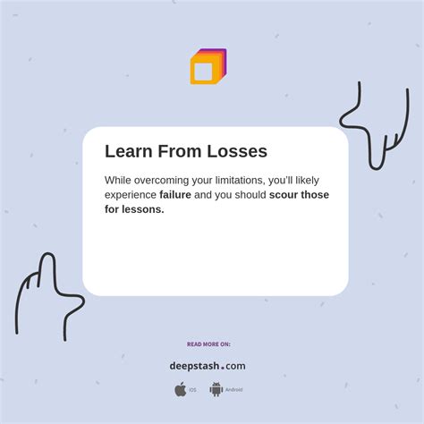 Learn From Losses Deepstash