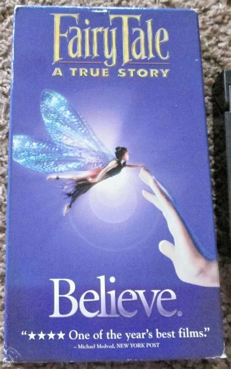 Fairy Tale A True Story Vhs 1998 Florence Hoath Elizabeth Earl Pau