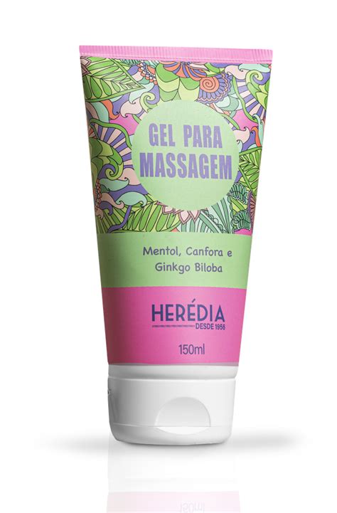 Kit Gel Corporal Para Massagem 2 Produtos Herédia Cosméticos