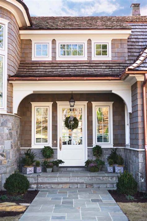There are still craftsmen in carmel who do this type of roofing. Charming shingle style cottage on Lake Keowee, South Carolina