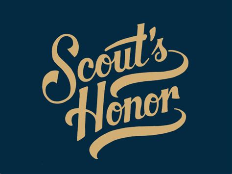 Scouts Honor By Ben Kocinski On Dribbble