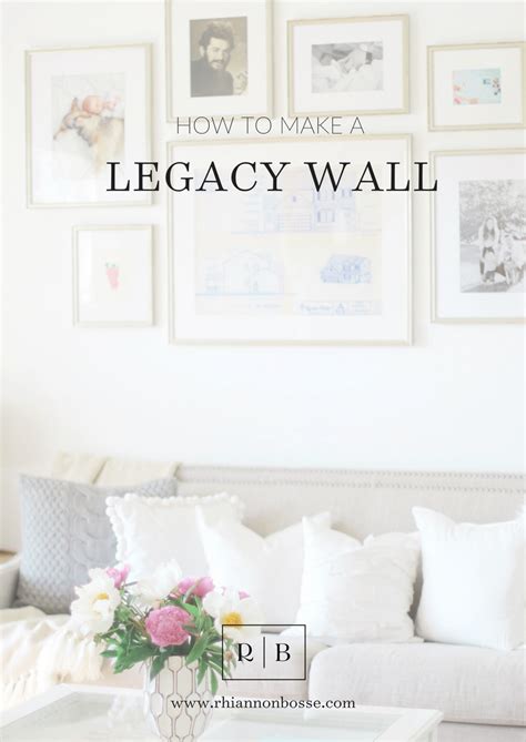 Our Legacy Wall Rhiannon Bosse Wedding Planner Blogger
