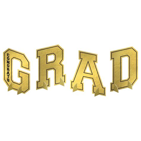 Grad Letters Centerpiece Cool Kat Party