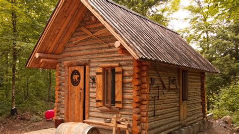 Amazing Timelapse Log Cabin Built By One Man In The Canadian