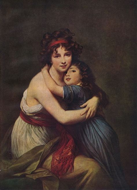 Madame Vigee Lebrun And Her Daughter Jeanne Lucie Louise