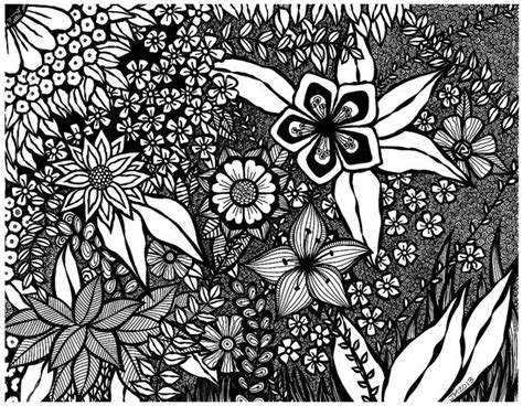 Flower Collage Drawing Collage Drawing Flower Collage Doodle Art