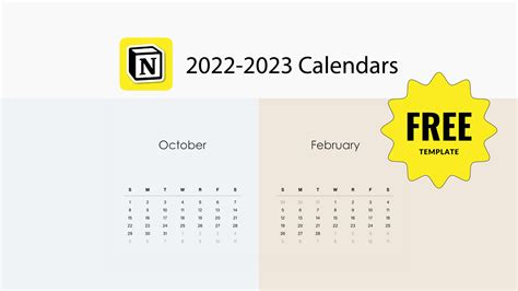 Free 2022 2023 Calendar Covers For Notion — Red Gregory