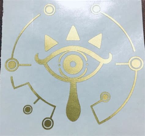 Sheikah Eye Symbol The Legend Of Zelda Breath Of The Wild Vinyl Decal