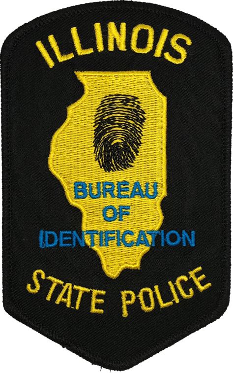 Illinois State Police Shoulder Patch Bureau Of Identification