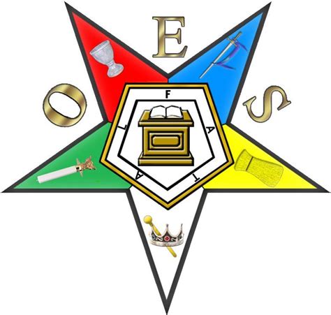 The oes is an offshoot of the freemasons for women who study the 5 main influential women of the bible, although they're not as well known. OES Emblems | Eastern star, Order of the eastern star ...
