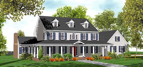 We have floor plans for those too! Classic Country Farmhouse Plan - 9552DM | Architectural ...