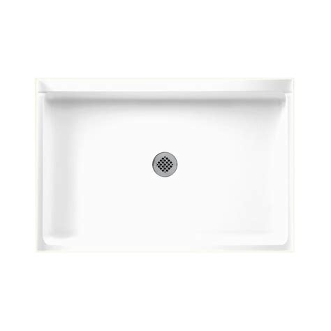 Number of items in set. SWAN White Veritek Shower Base 32-in W x 48-in L with ...