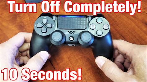 Ps4 Controller How To Turn Off Without Ps4 Console 10 Seconds Youtube