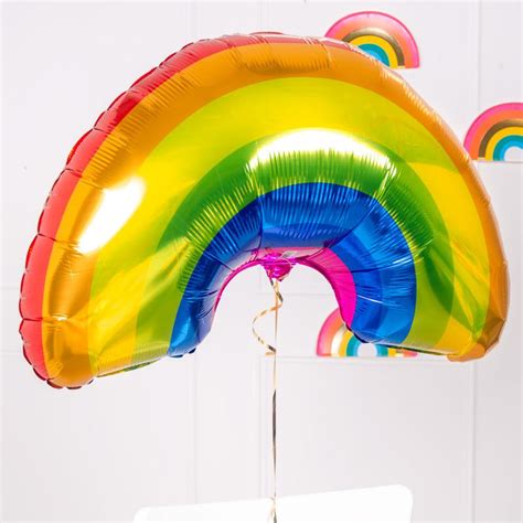 Giant Rainbow Balloon Rainbow Party Balloons Rainbow Party