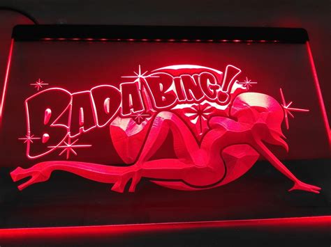 Lb Bada Bing Sexy Nude Girl Exotic Light Sign Neon Home Decor Crafts