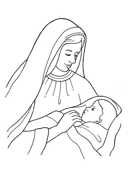 Some of the coloring page names are mary baby jesus coloring pitara kids network, mary keep baby jesus warm coloring kids play color, mary put knights colouring, baby jesus and mother mary on christmas eve on christmas coloring netart, hail mary prayer baltimore catechism, joseph mary. Nativity: Mary with Baby Jesus