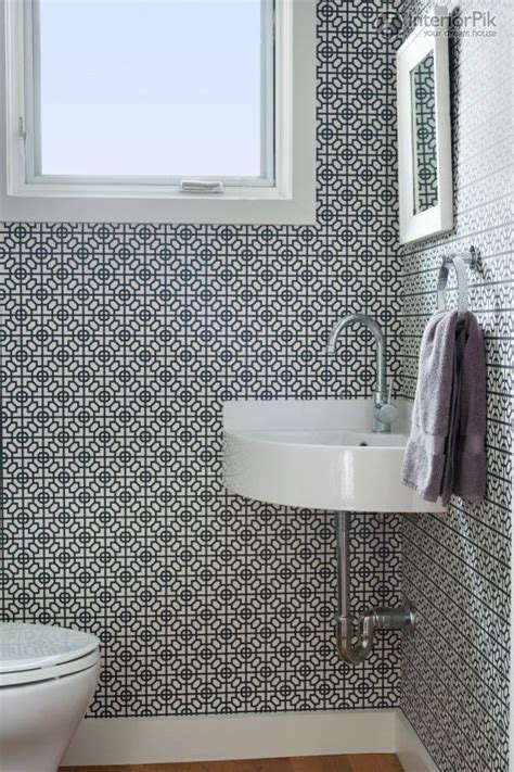 47 Wallpaper For Small Bathroom Ideas On Wallpapersafari