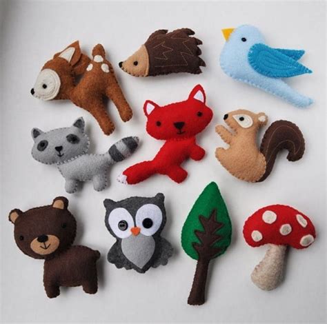 38 Super Cute Felt Animals You Can Make Felt Animal Patterns