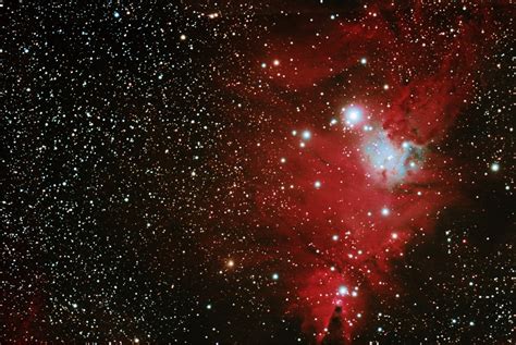 Ngc 2264 Fox Fur Nebula Incorporating The Cone And