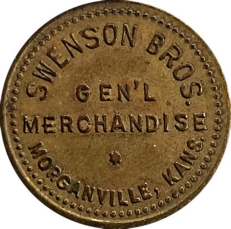 10 Cents Swenson Bros Morganville Kansas Tokens Numista