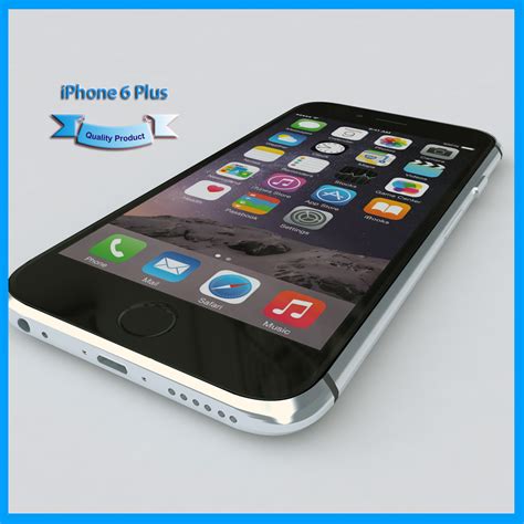 Apple Iphone 6 Plus 3d Model 25 Dwg Ige Lwo Obj Stl Wrl 3ds