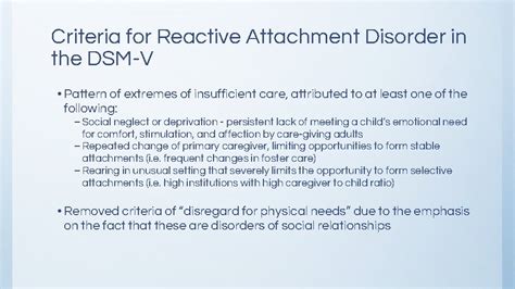 Reactive Attachment Disorder Symptoms Causes And Treatment