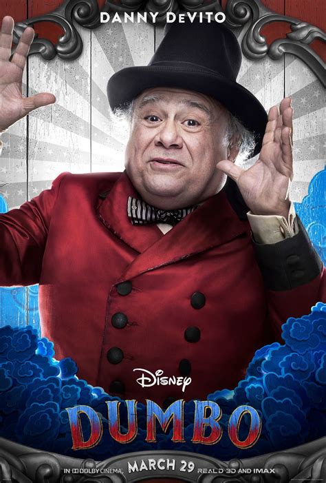 Disney Reveals Character Posters For Tim Burtons Dumbo Rotoscopers