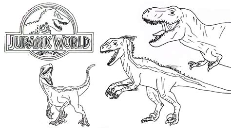 Kolorowanki Jurassic World Do Druku Ausmalbilder Jurassic World Sexiz Pix
