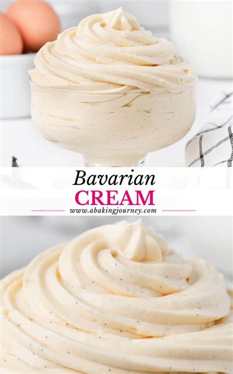 Bavarian Cream Crème Bavaroise A Baking Journey
