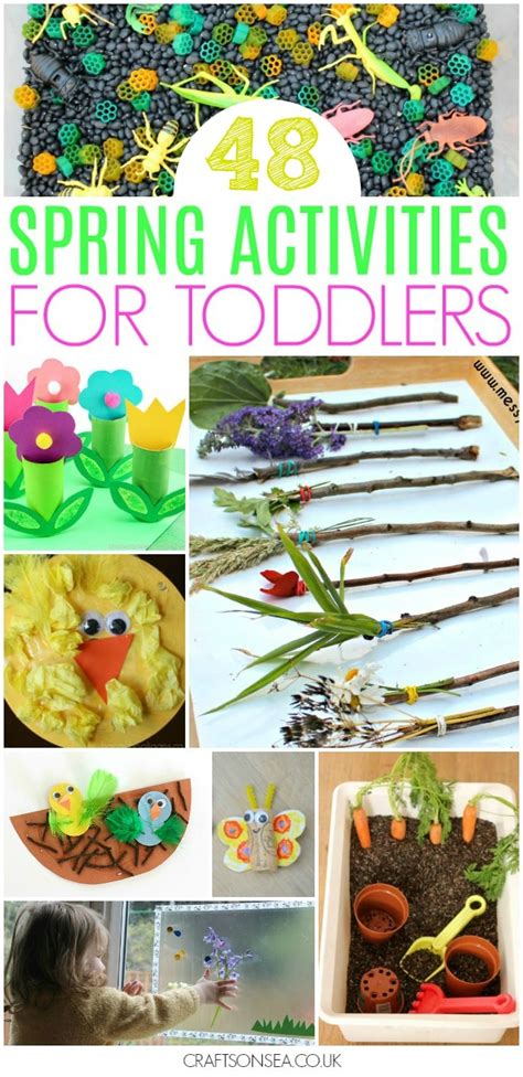 40 Fun And Easy Spring Activities For Toddlers Crafts On Sea