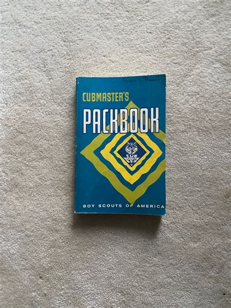 1971 Boy Scout Bsa Cubmasters Packbook Etsy