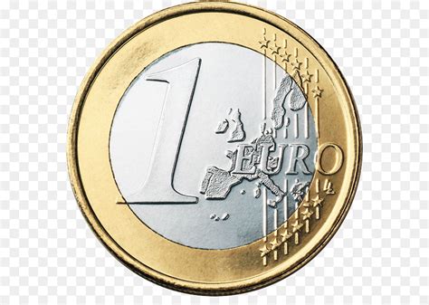 Euro Münzen Europa Geld 1 Euro Münze Eur Png Herunterladen 622622
