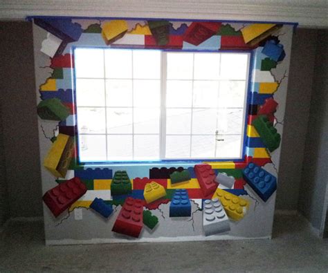 Though they will cost you more than basic wood shelving, the upgrade will become a worthy statement piece in your kitchen. Lego Mural in Lego Themed Kid's Room