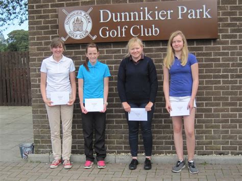 East Of Scotland Girls Golfing Association Jenna Downie Wins Overall