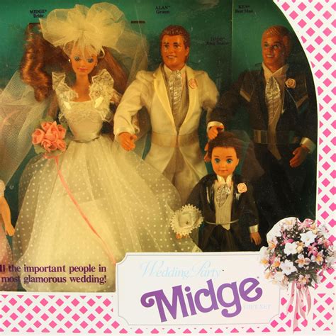 Barbie Wedding Party Midge T Set With Dolls Clothing And Accessories Ebth