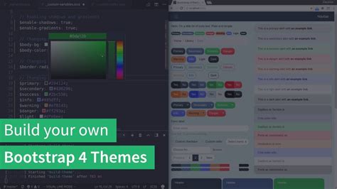 Customize Bootstrap How To Build Your Own Themes For Bootstrap 4 Youtube