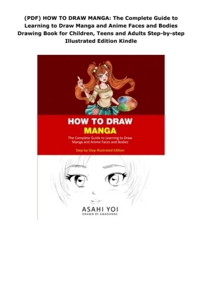 pdf how to draw manga the complete guide to learning to draw manga and anime faces and bodies