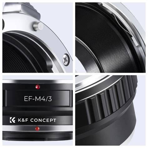 kandf concept m12121 canon ef lenses to m43 mft lens mount adapter kandf concept