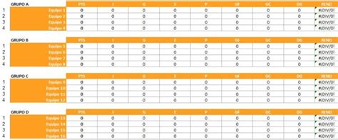 Borroso Requisitos Absoluto Plantilla Excel Para Torneo Padel
