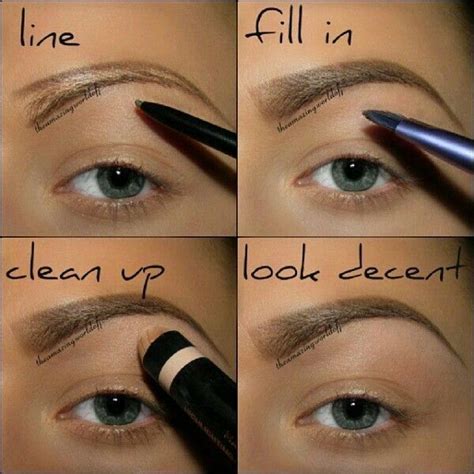 How To Fill In And Clean Up Brows Eye Makeup Perfect Eyebrows