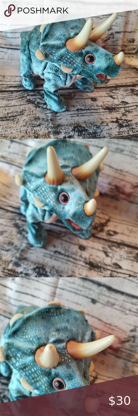 Hasbro Playskool Kota Stomping Triceratops Dinosaur Working Condition