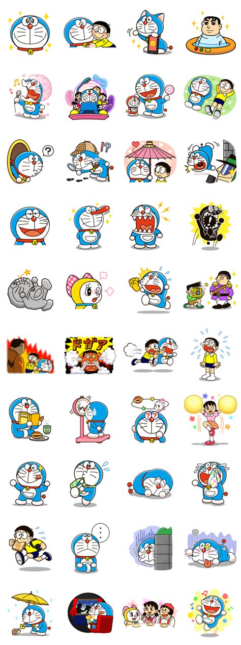 Doraemons Secret Gadgets Doraemon Stickers Hoạt Hình