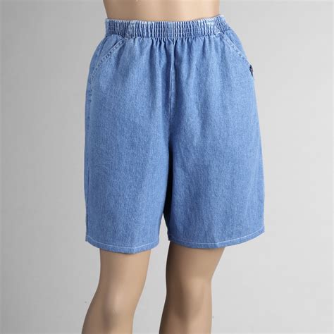 Chic Womens Pull On Denim Shorts